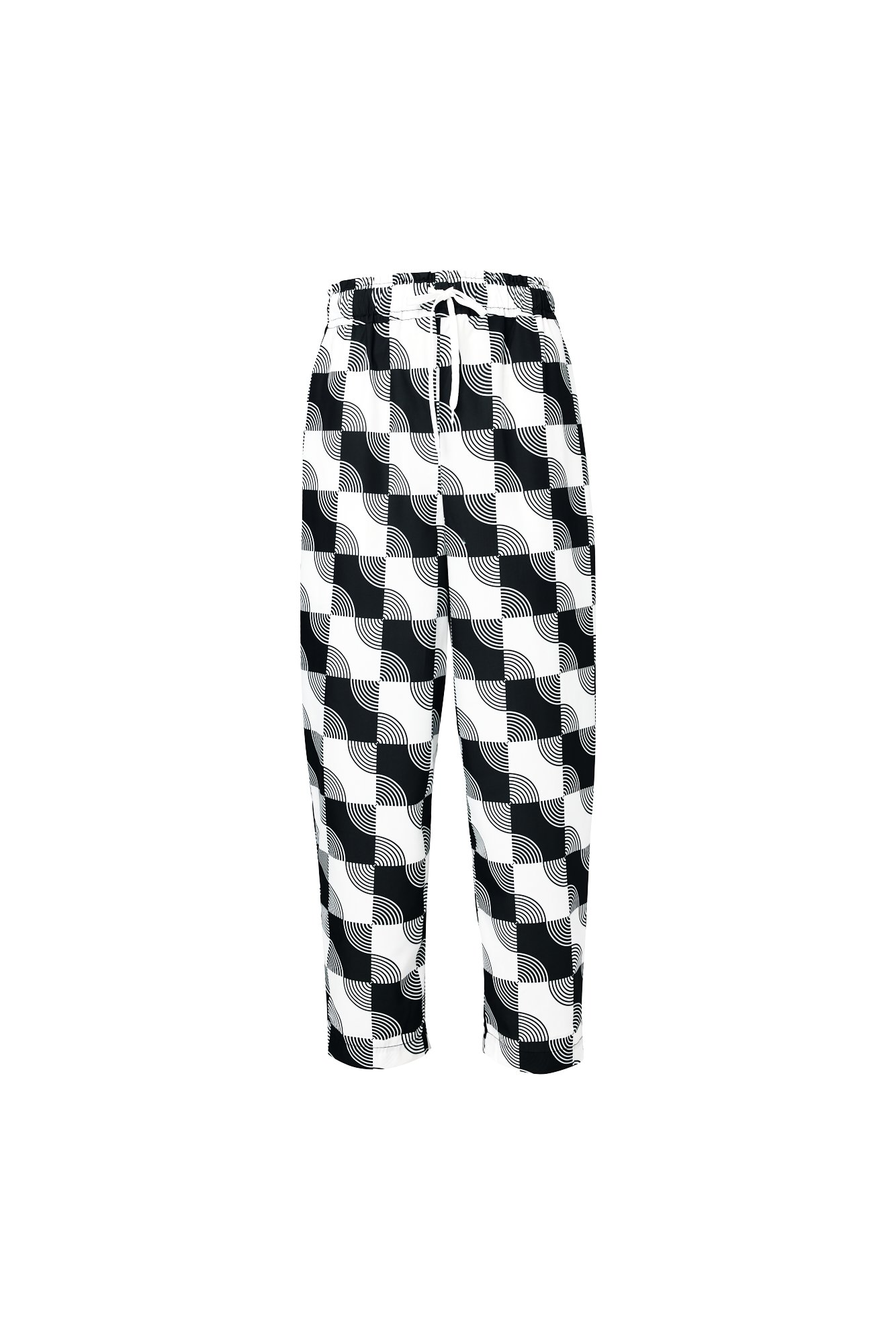 INFDARK Retro Printed Grandpa Pants  Black-White (16).jpg
