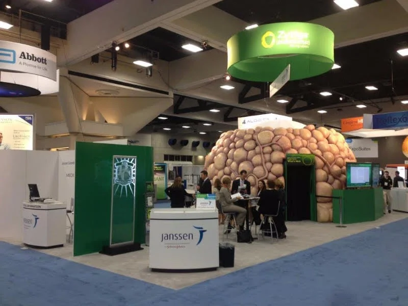 Giant Cancer tumor for trade show