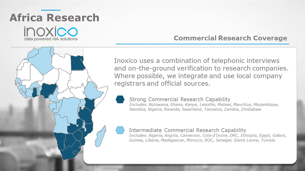An overview of the countries with strong research coverage.