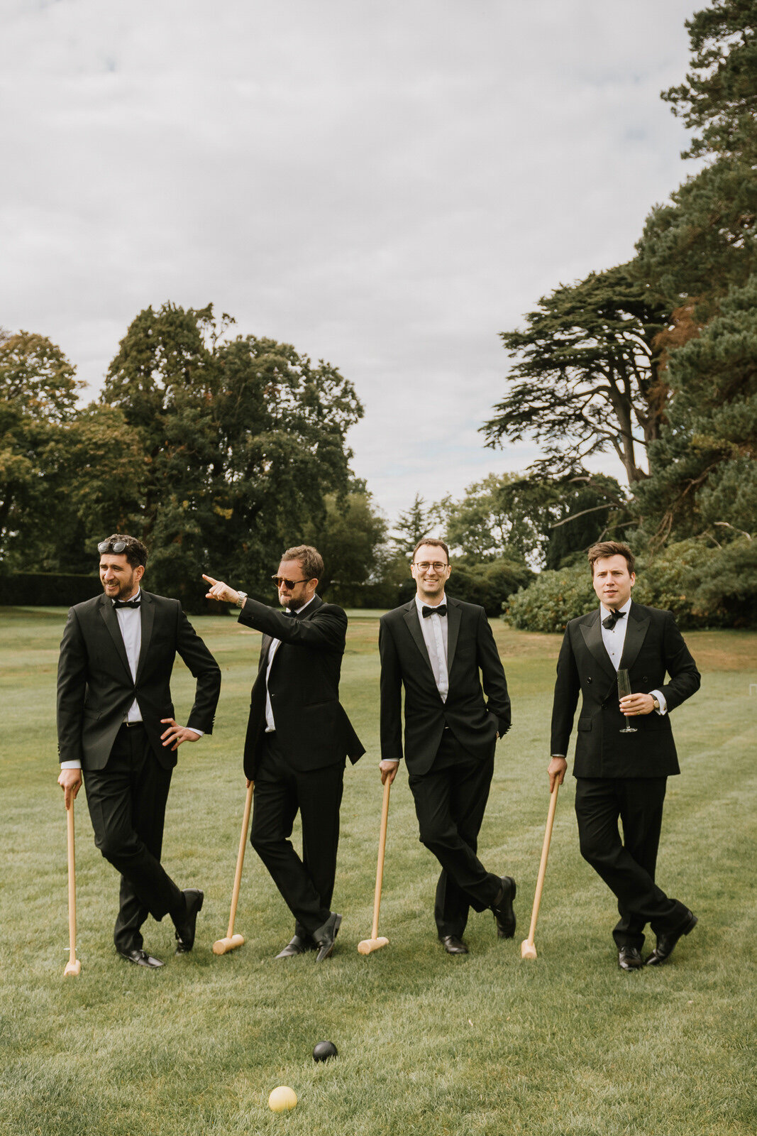 Stylish Black Tie Wedding