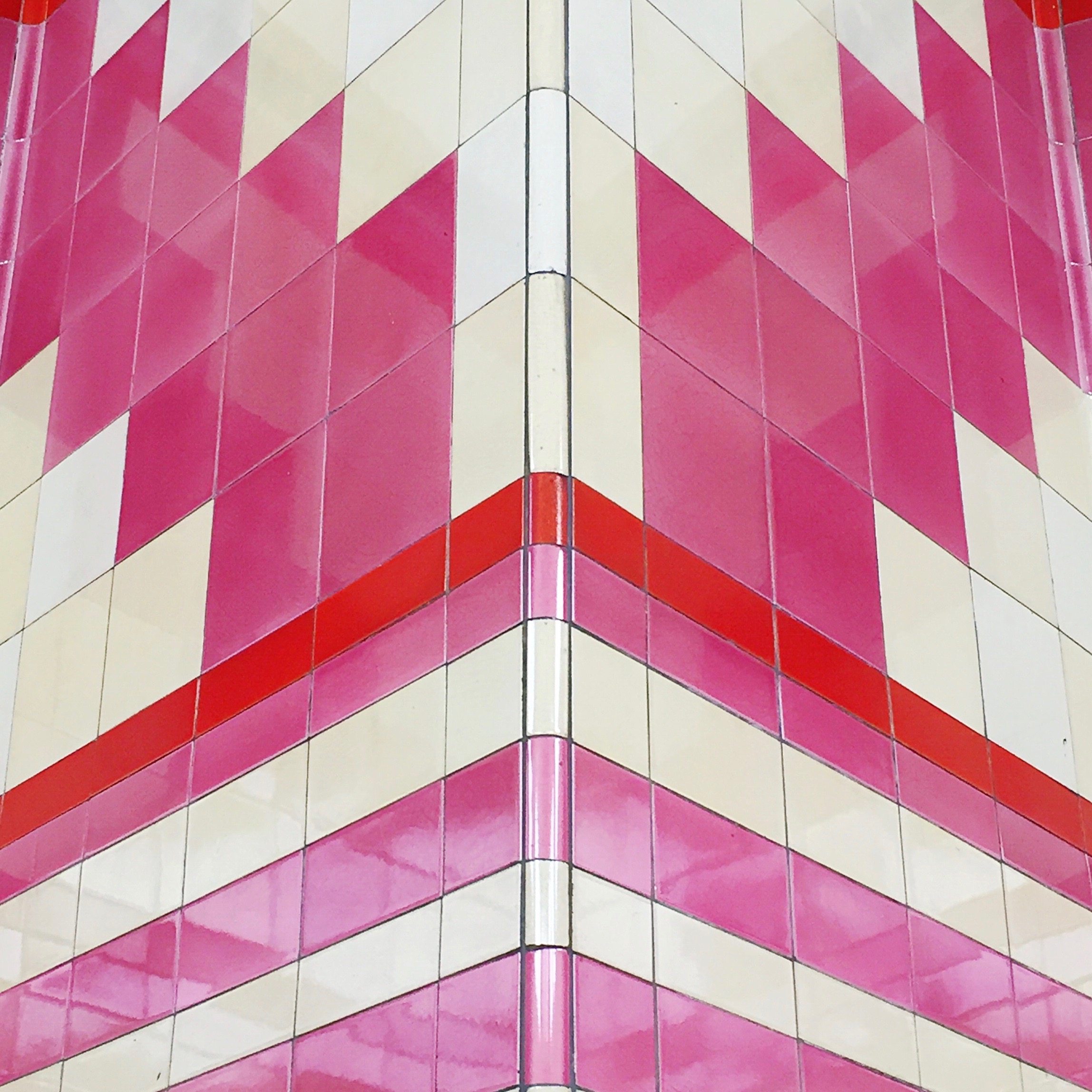 The amazingly pink Hounslow West.