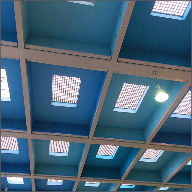 The ceiling of Marseille Airport