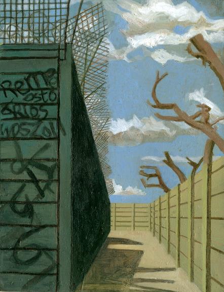Kate Wilson - Alleyway - Oil on board