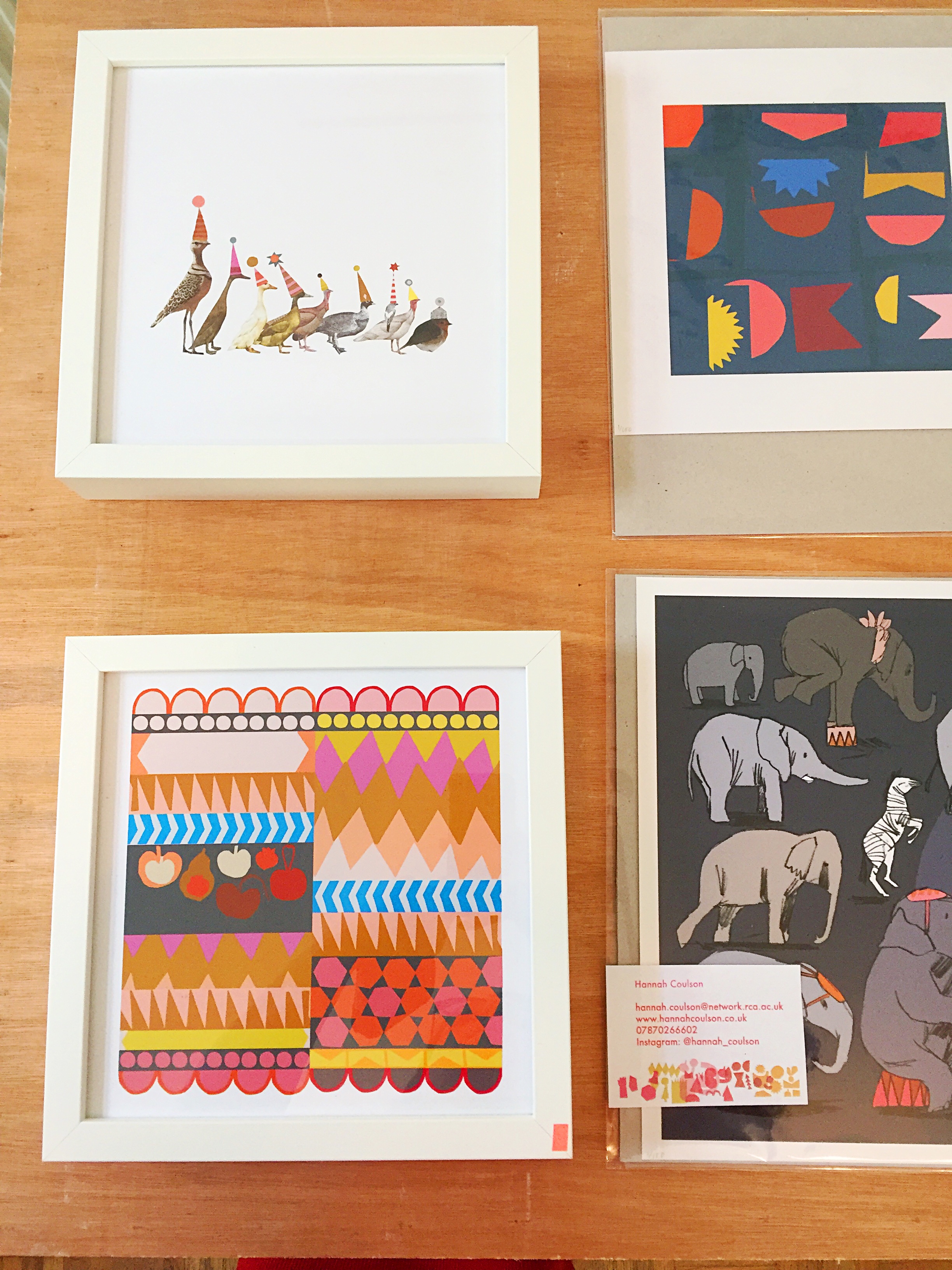 Hannah Coulson - I loved the print on the bottom left but it'd sold. Still thinking about it through so might need to get Hannah to make me one!