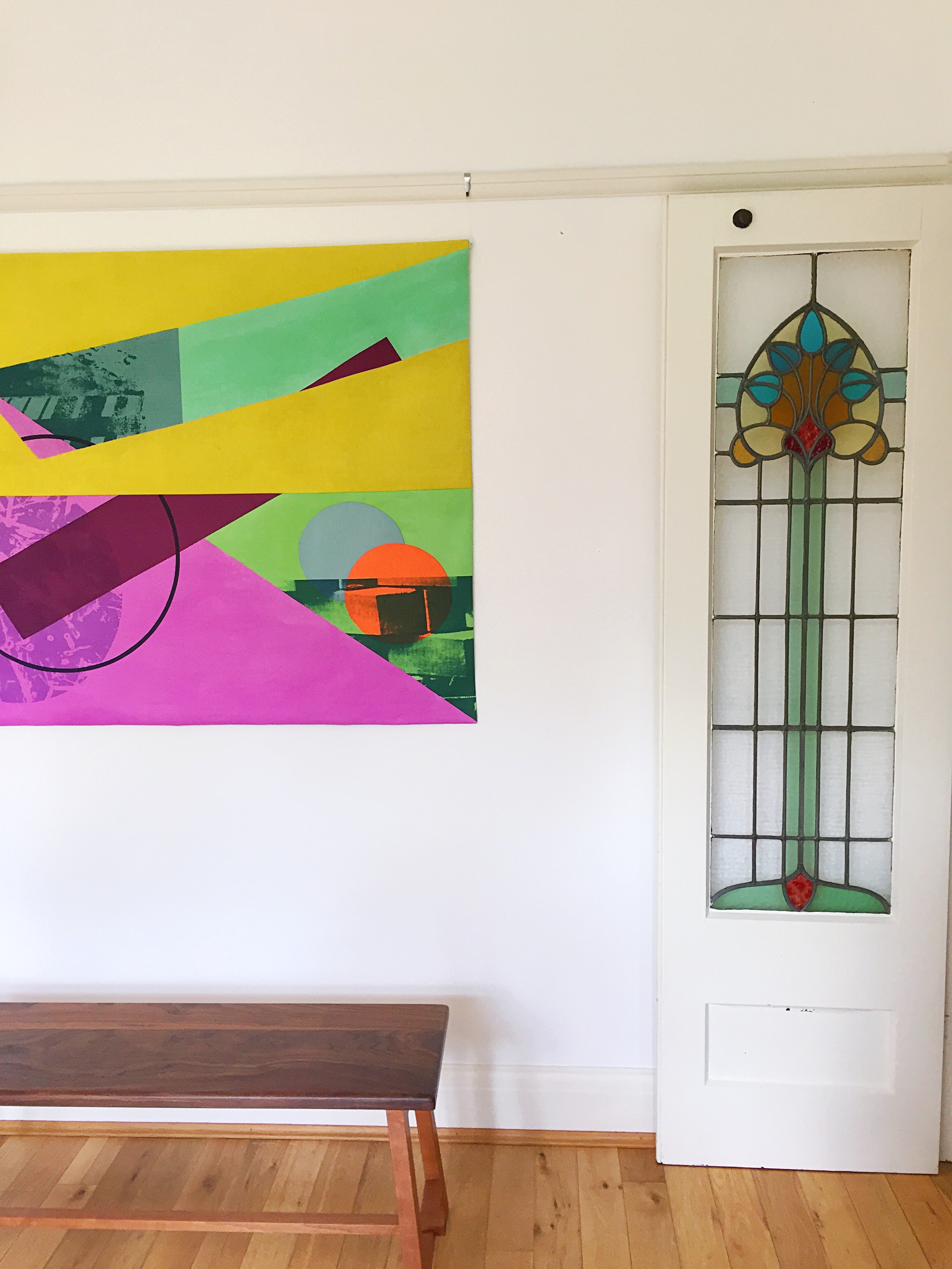 Textile Art by Michelle House - Furniture by Mandie Beuzeval