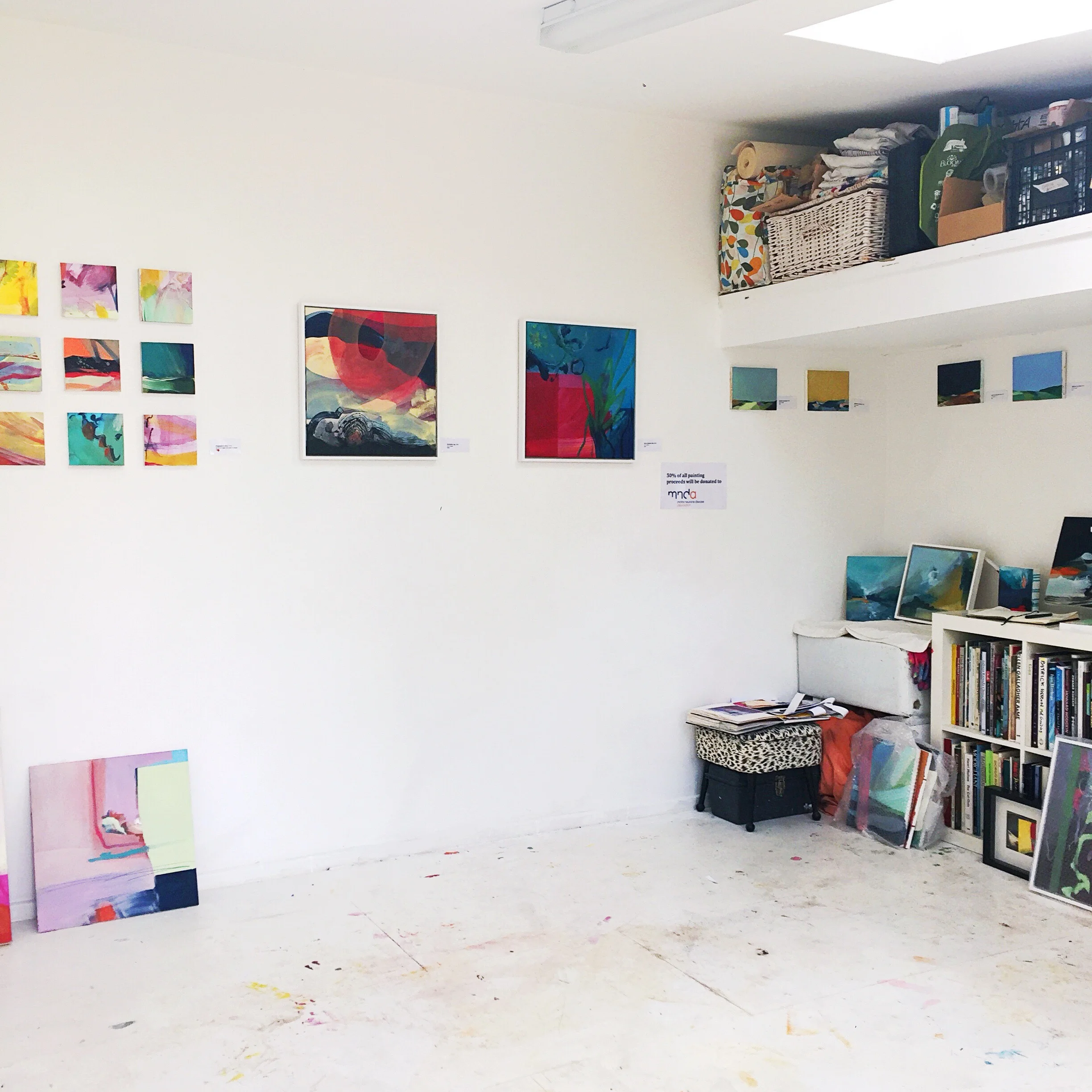 Claire Chandler's gorgeous studio