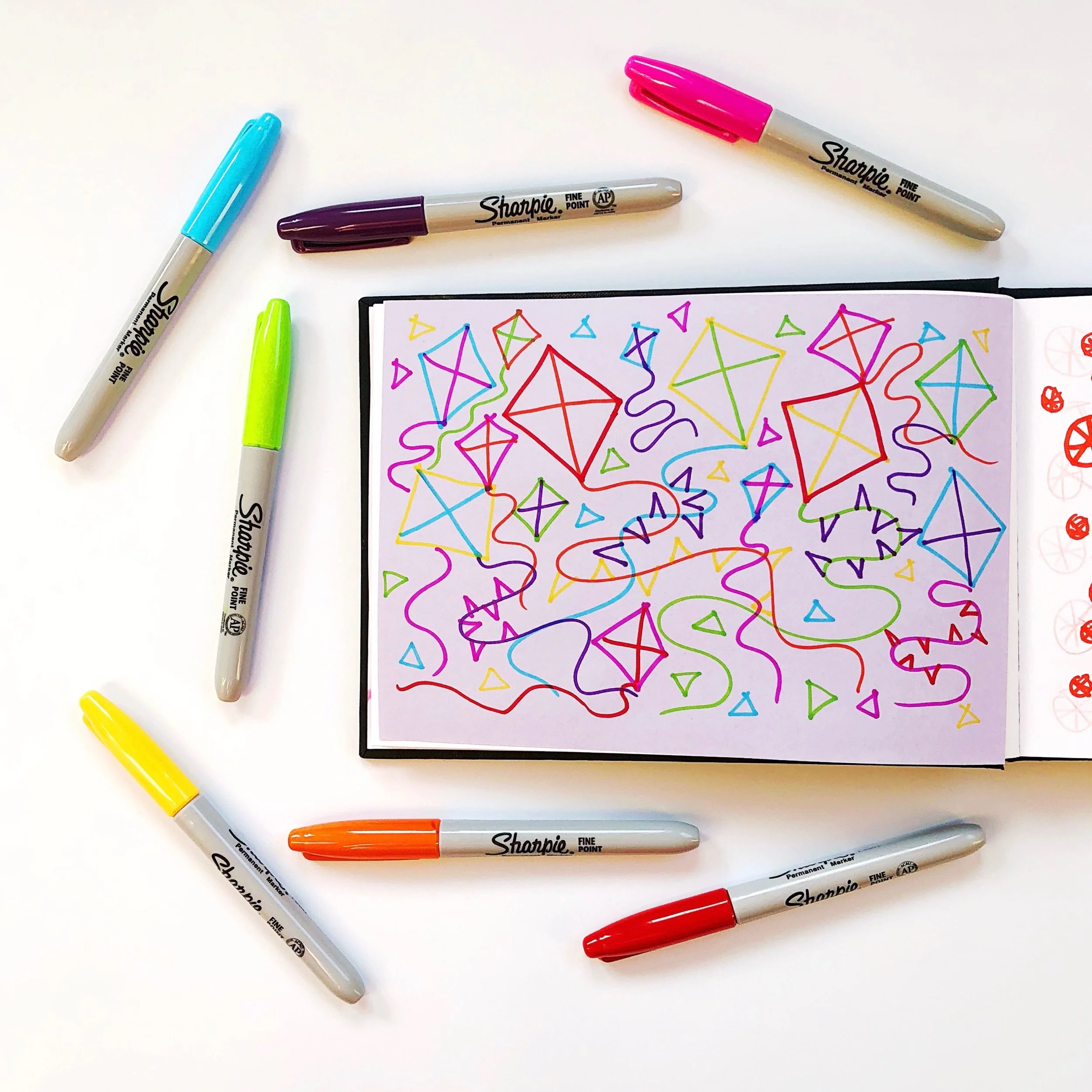 Week 2, day 3 - speed draw using all 7 colours