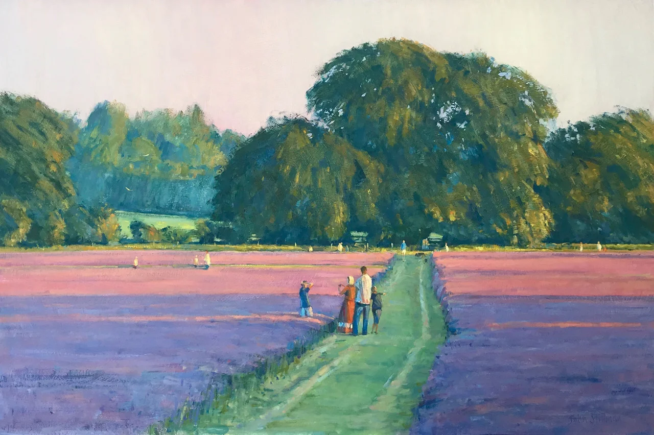 John Stillman - Evening at the Lavender Fields