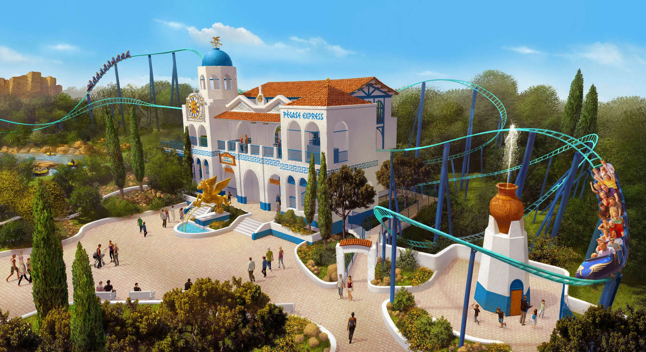 PÉGASE EXPRESS PARC ASTERIX <strong>| Take a journey on the express train of ancient Greece</strong>