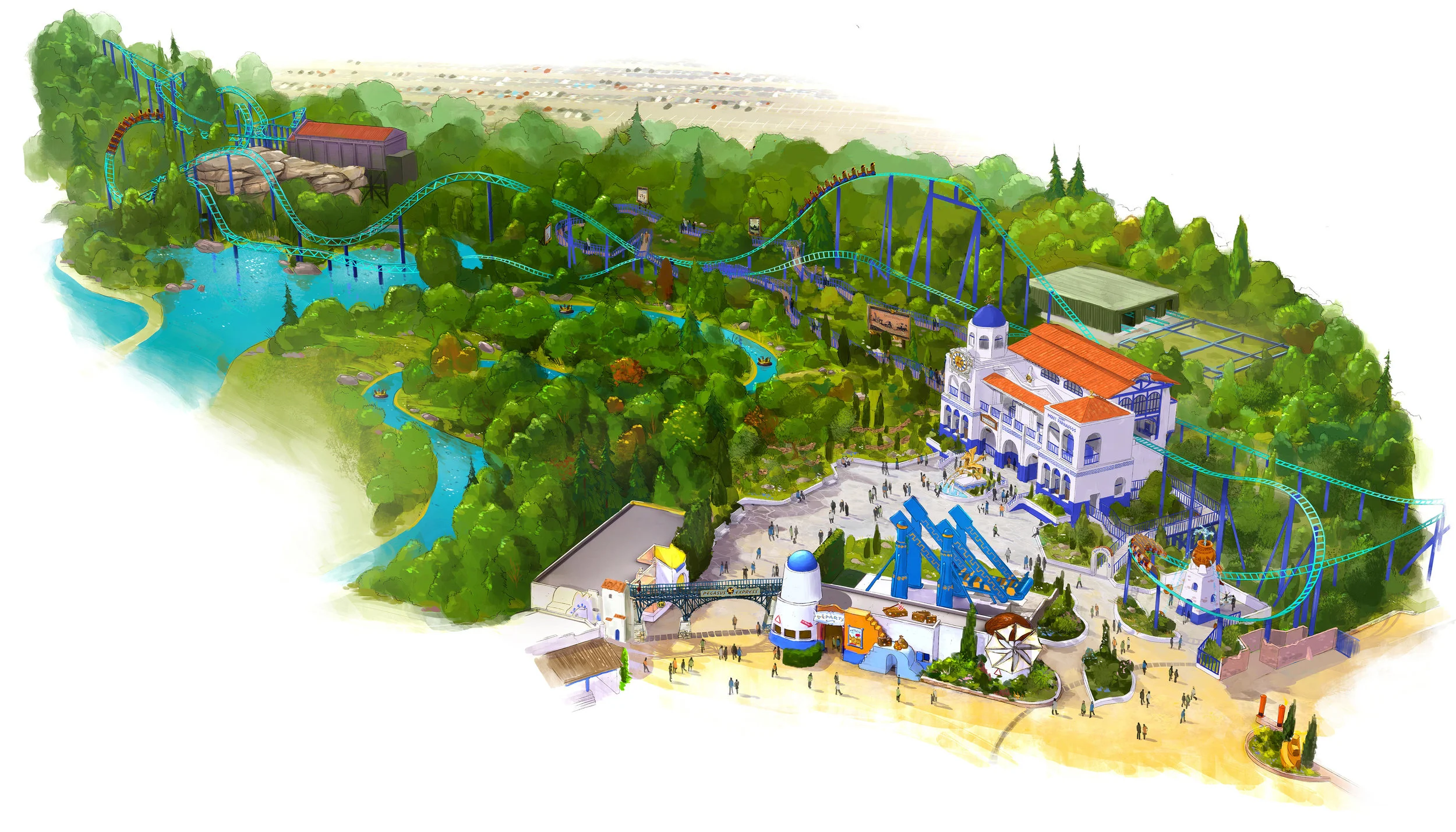 PÉGASE EXPRESS PARC ASTERIX <strong>| Take a journey on the express train of ancient Greece</strong>