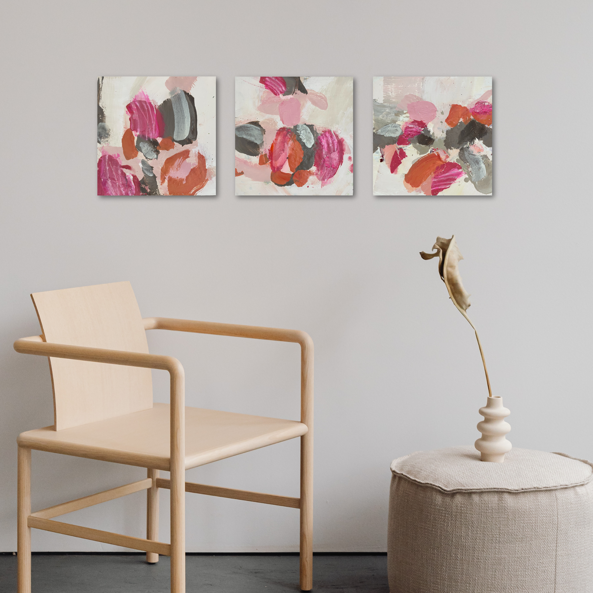 lipstick (triptych)
oil on panel 
12x12 in each
$1080 for all or $360 each
art gallery of hamilton