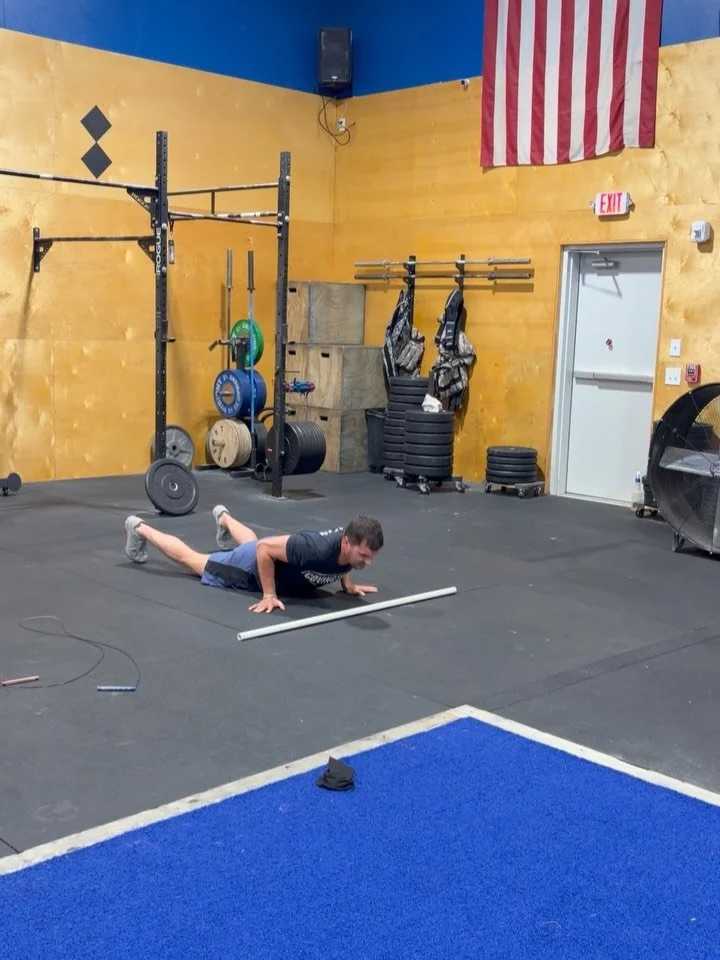 Burpees test your grit.
Russian twists challenge your core.
Double unders demand focus and rhythm.

Three simple movements. One powerful reminder: progress happens when you keep moving, even when things get uncomfortable.

The first burpee may feel e