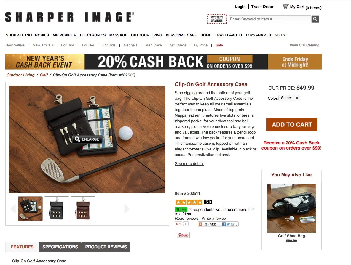 Sharper Image Golf Bag.jpg