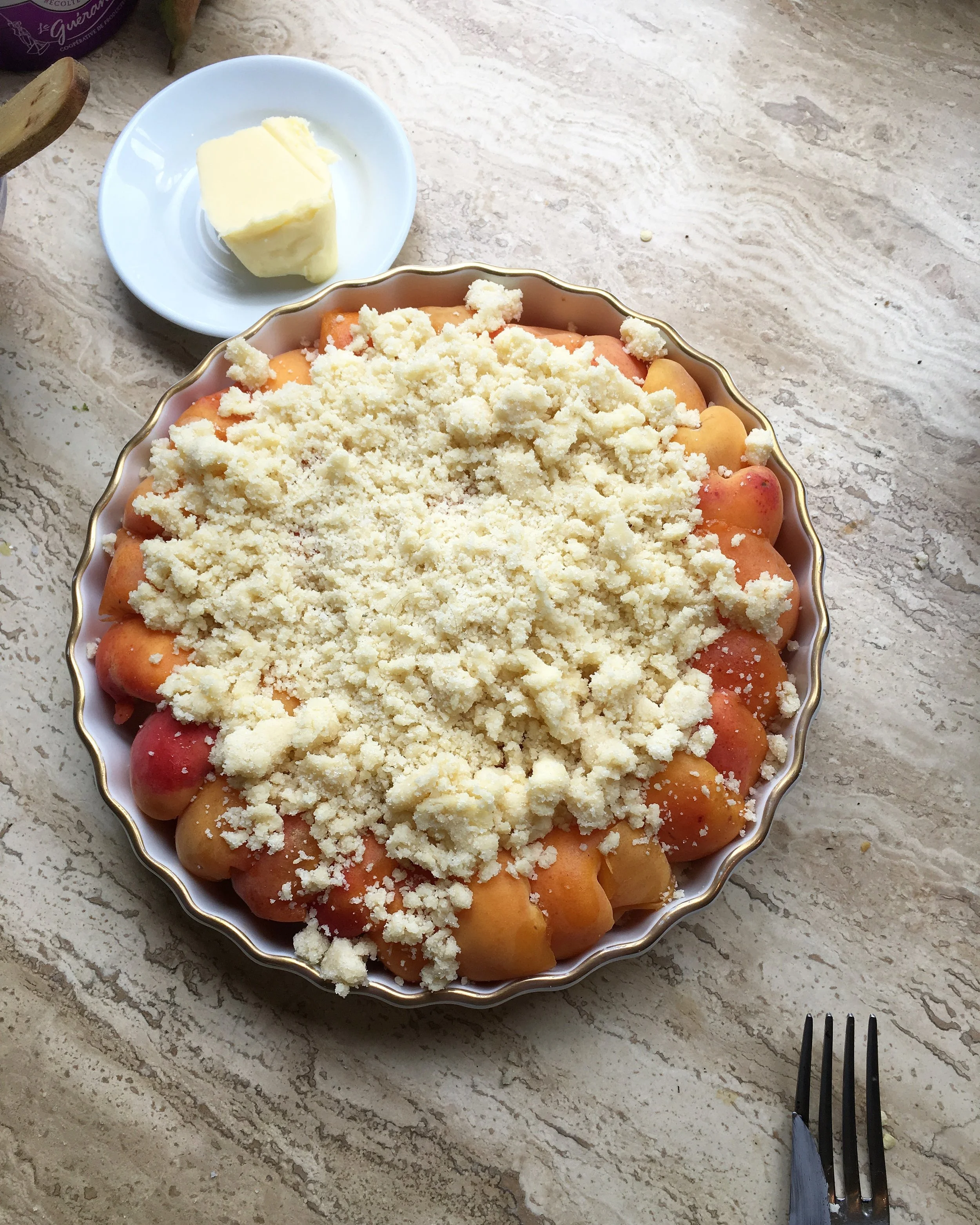 Crumble Abricot / Apricot Crumble