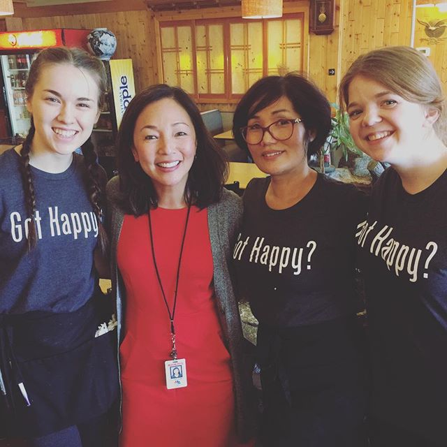 We&rsquo;re raving fans (can you tell?) of the entire @king5seattle team and Elisa Hahn! @hahn.elisa .
.
.
.
.
.
.
.
#king5 #king5seattle #king5news #happyteriyaki #happyteriyaki11 #gothappy