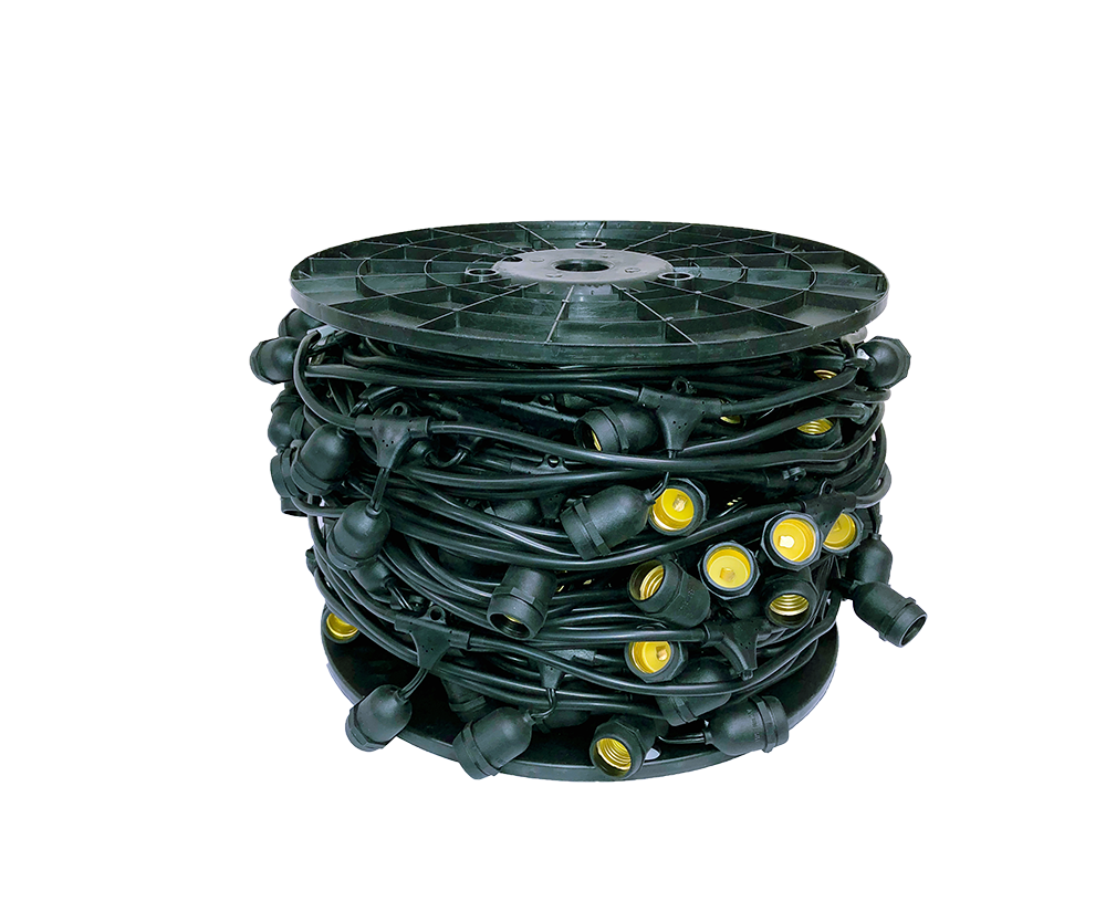 12V PATIO LIGHTING WIRE - 24" SPACING - 330' PP-E26S-165L