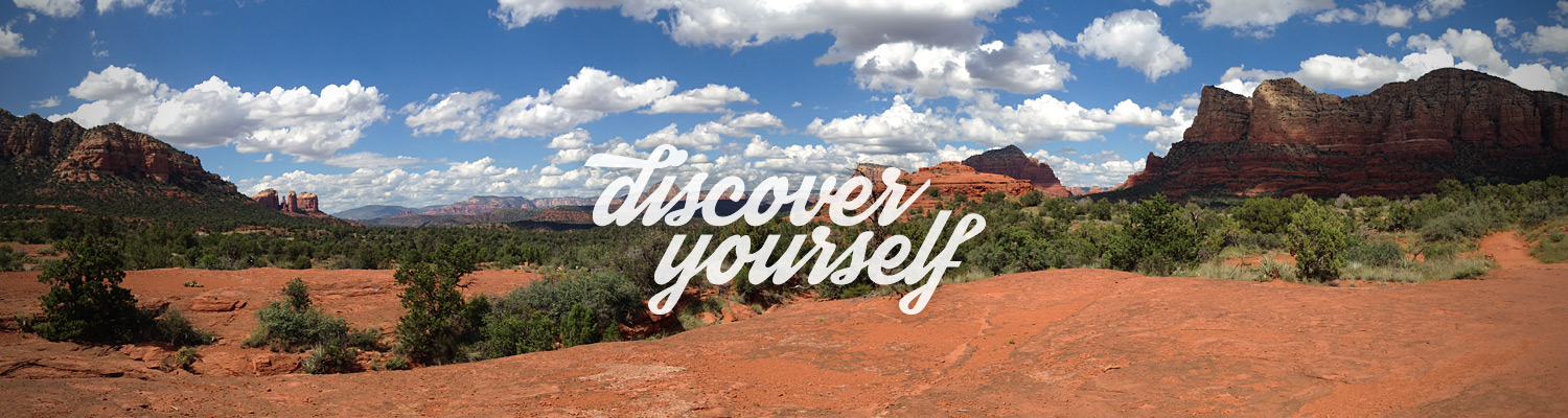 Photo of sedona arizona landscape with Discover Yourself text overlay.jpg