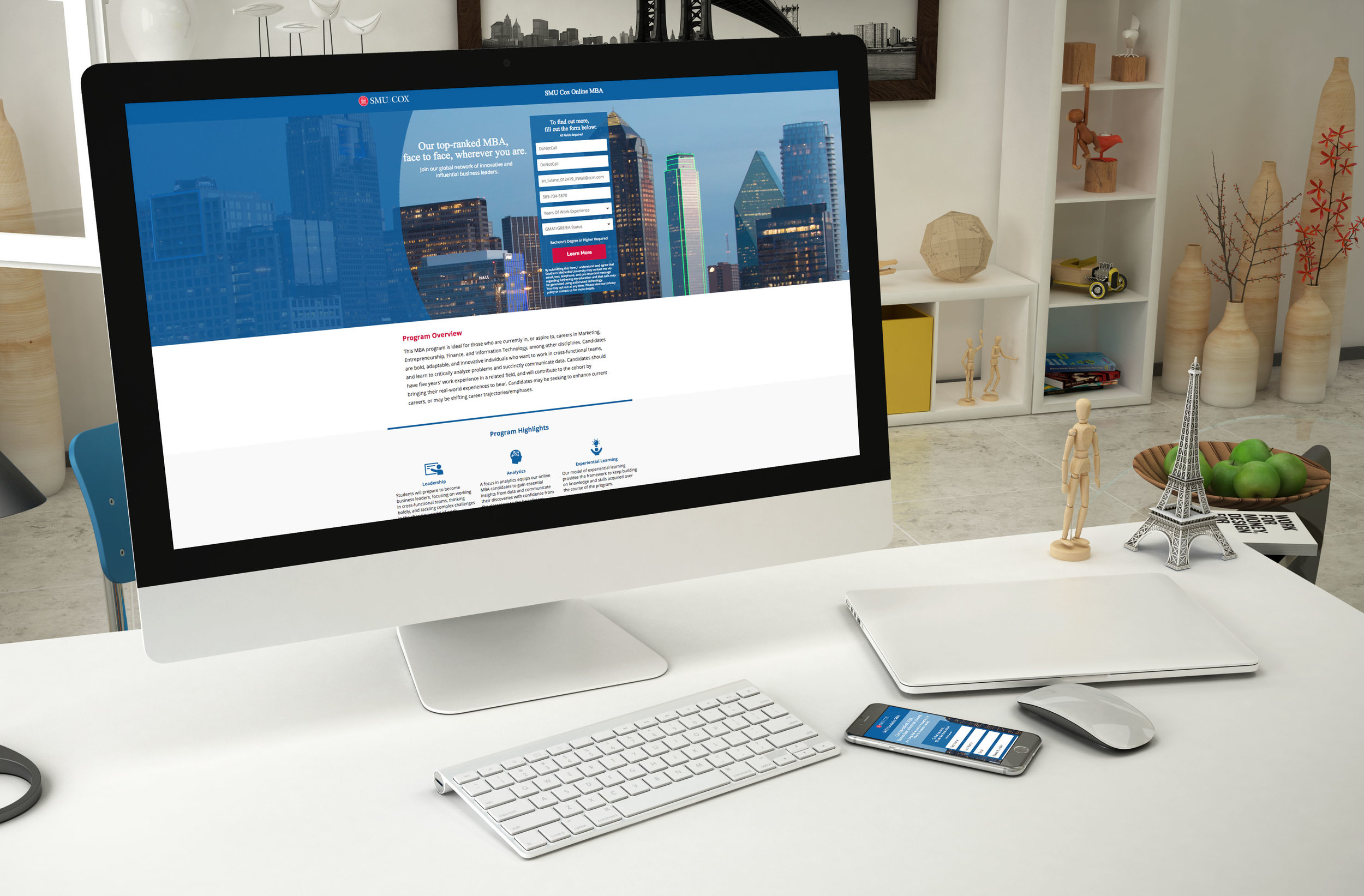 SMU Landing Page