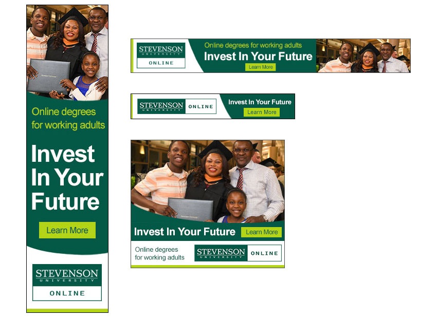 Stevenson University Online Display Ads