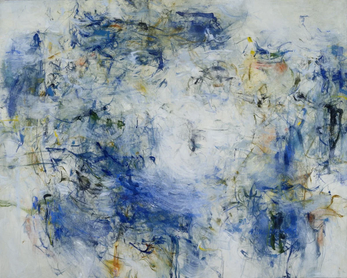 Blue July , oil on canvas, by Anne Raymond