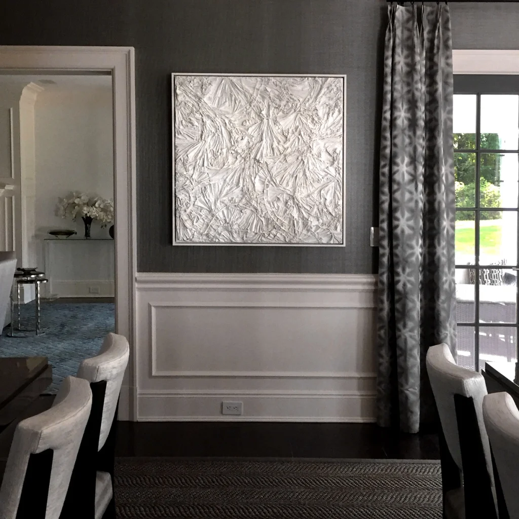 Artwork by Jeffrey Terreson, Art Installation by Romanoff Elements, with Nest Inspired Home