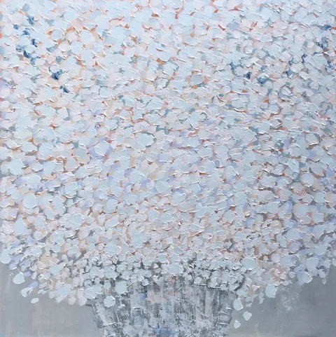 Hydrangea lV, 48"x48"