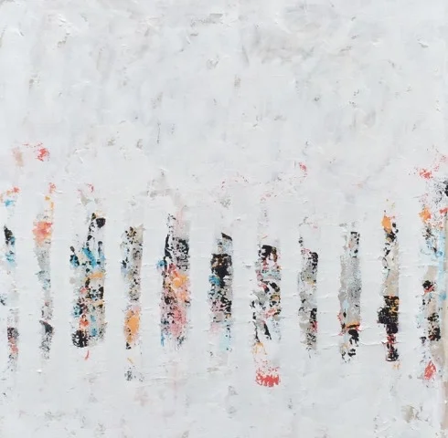 Garden Party 2, 36"x36" ea.