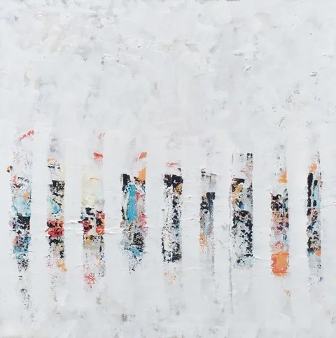 Garden Party 3, 36"x36" ea.