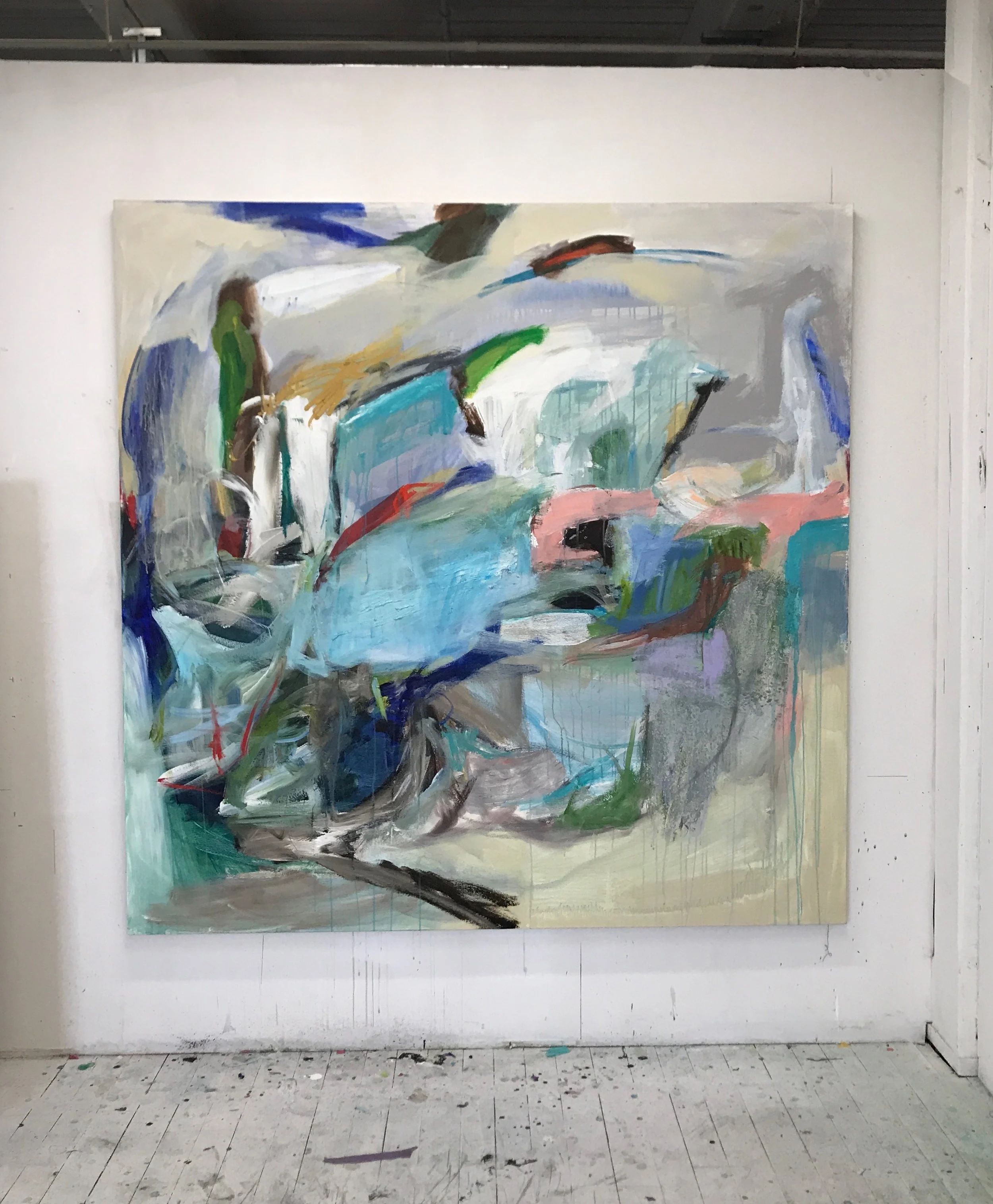 Connected, 72"x72", by Claudia Mengel