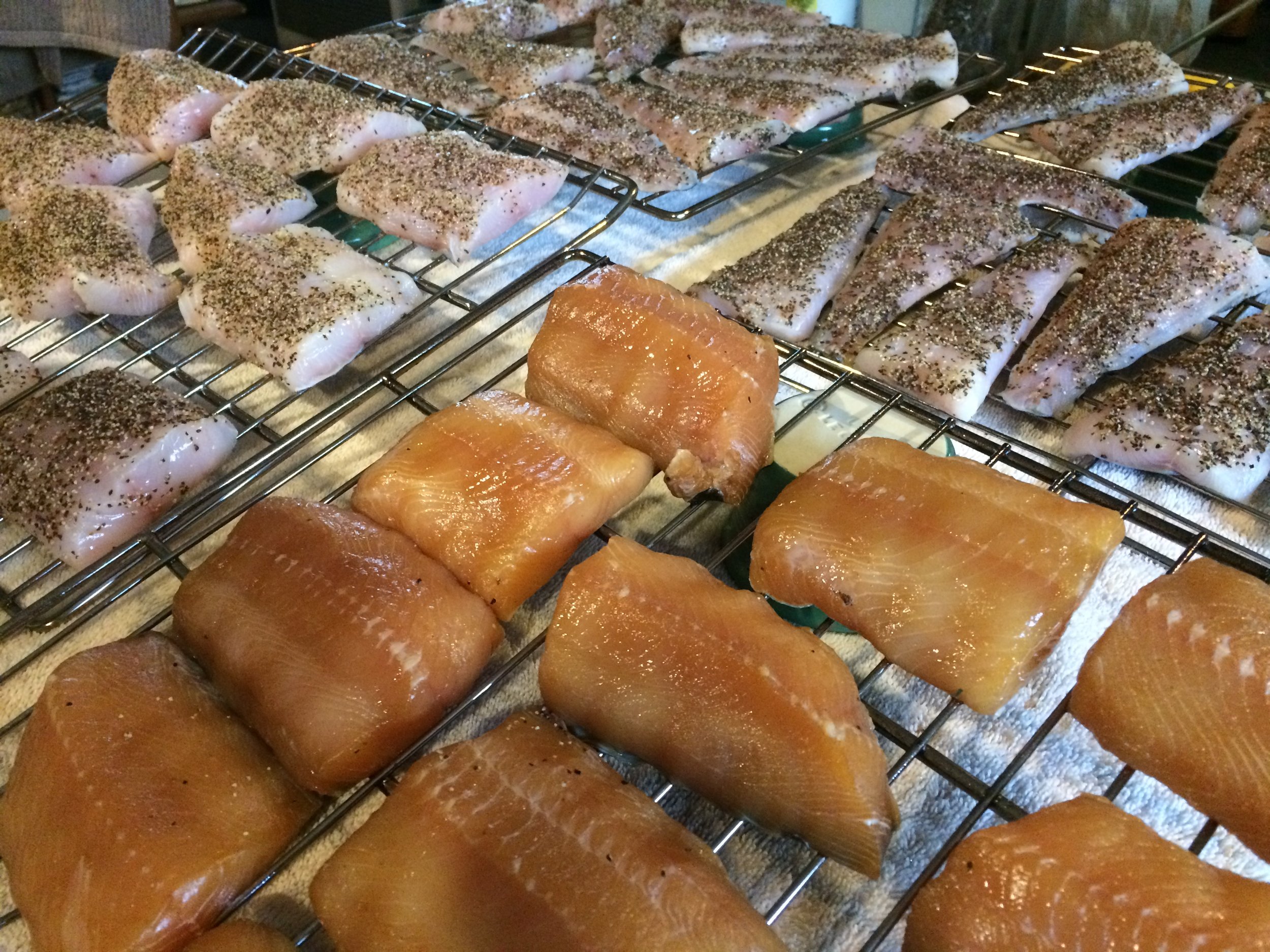 Black Cod ready for the smoker