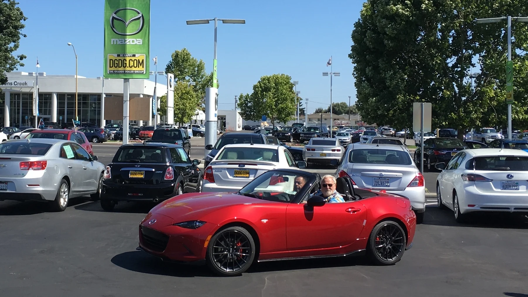 Walt L. takes a test drive.