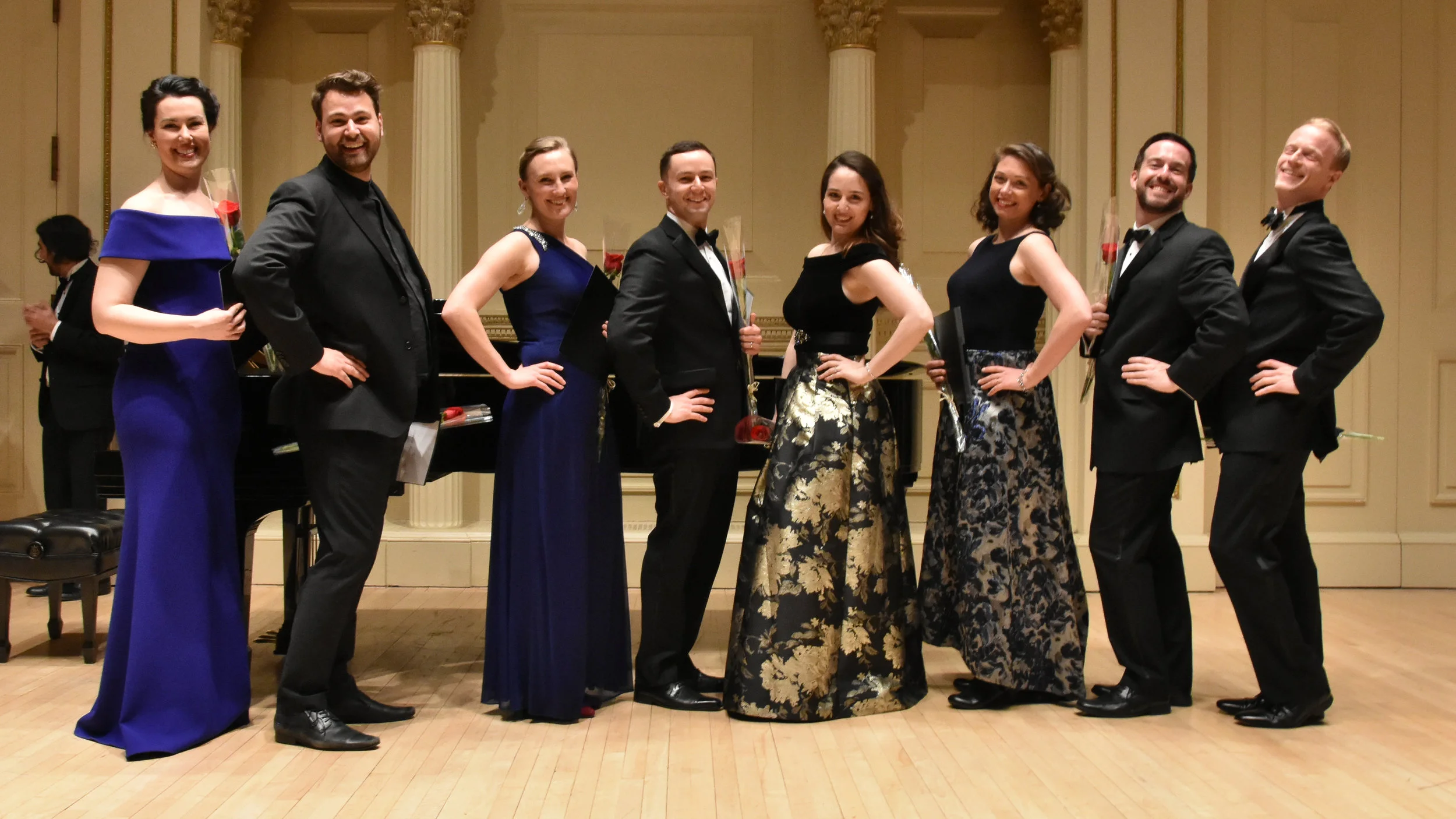 with Veronica Pollicino , Joel Balzun , Claire McCahan , Matthew Hill , Suzanne Karpov , Heather Petrie , & Steven Eddy