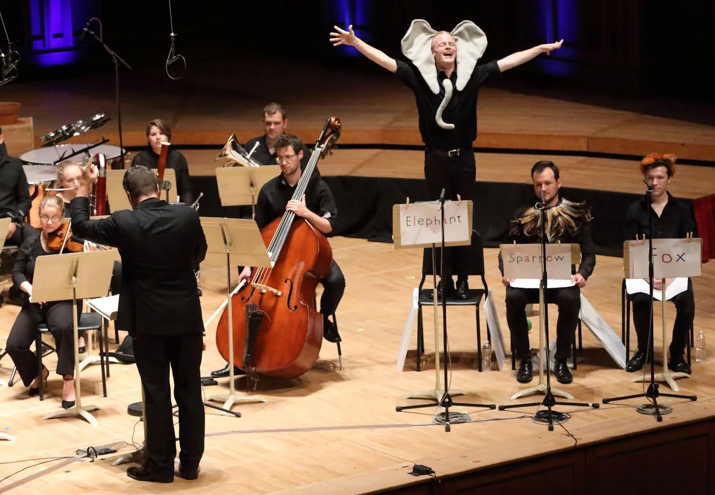with conductor Thomas Adès