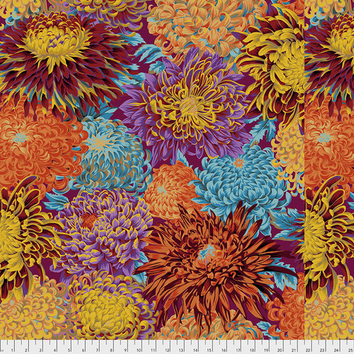 Sold by the Yard and Cut Continuous Kaffe Fassett Collective Fall 2018 Enchanted Yellow for Free Spirit Fabrics