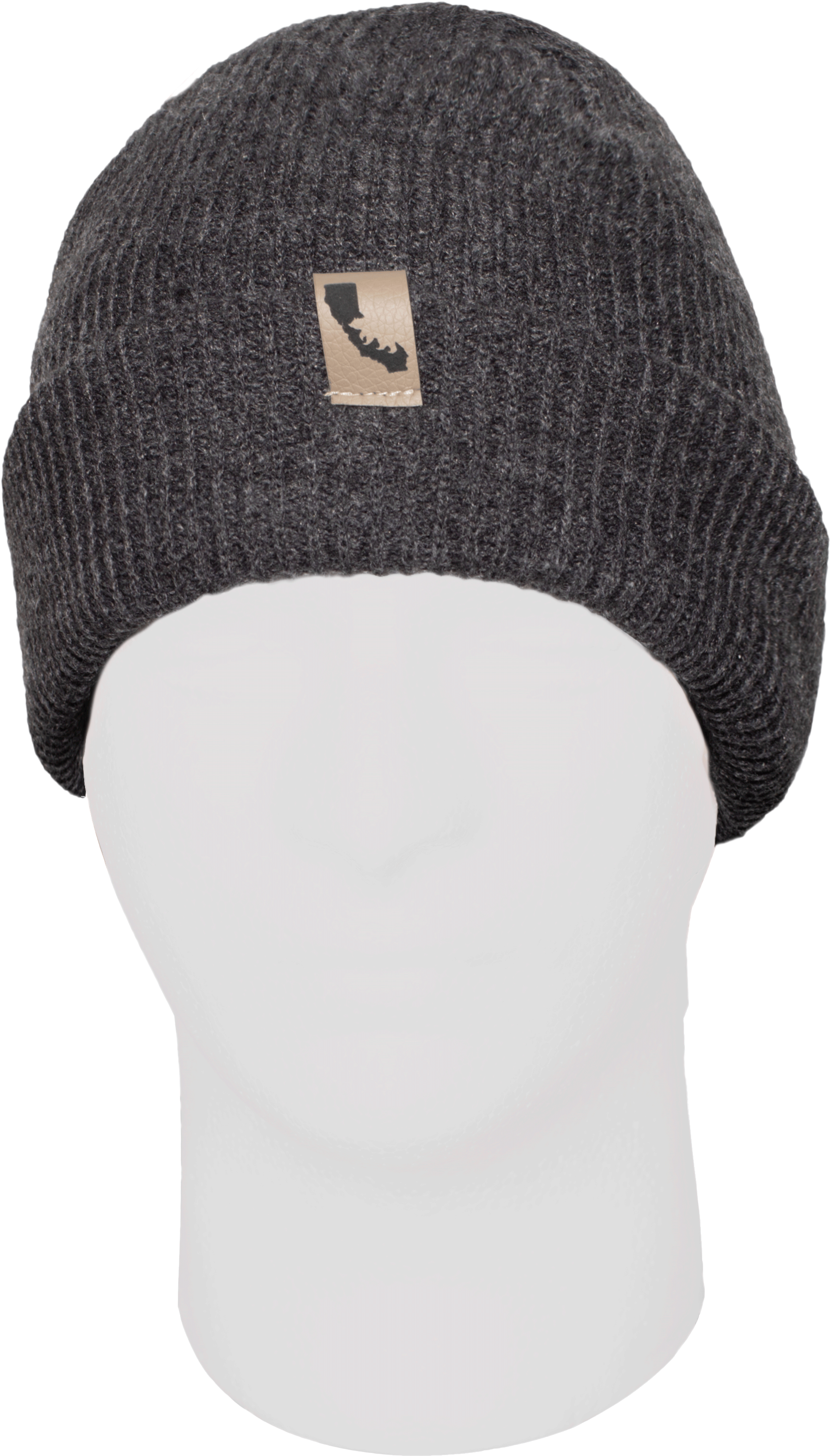 Rib Knit Silhouette Clip Beanie