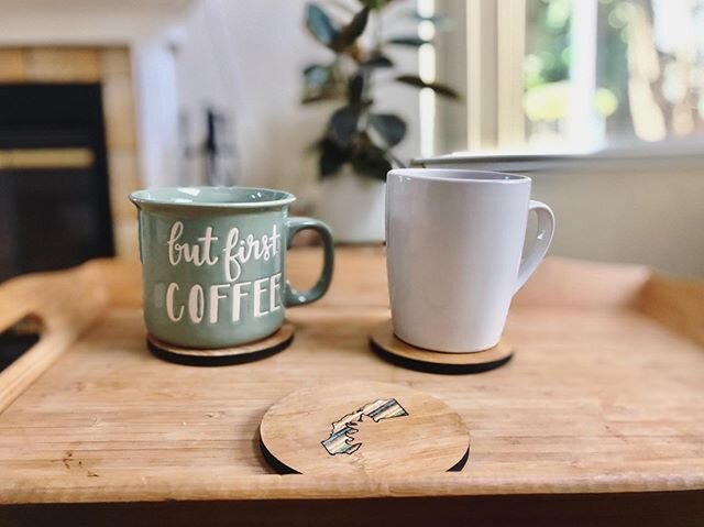 Morning, bring on all of the coffee. 🕰 ☕️ If you don&rsquo;t know about our coasters yet, they are made by @upcycledskateart from up-cycled skateboard decks! You can buy them individually or receive a discount when buying a pack of four.