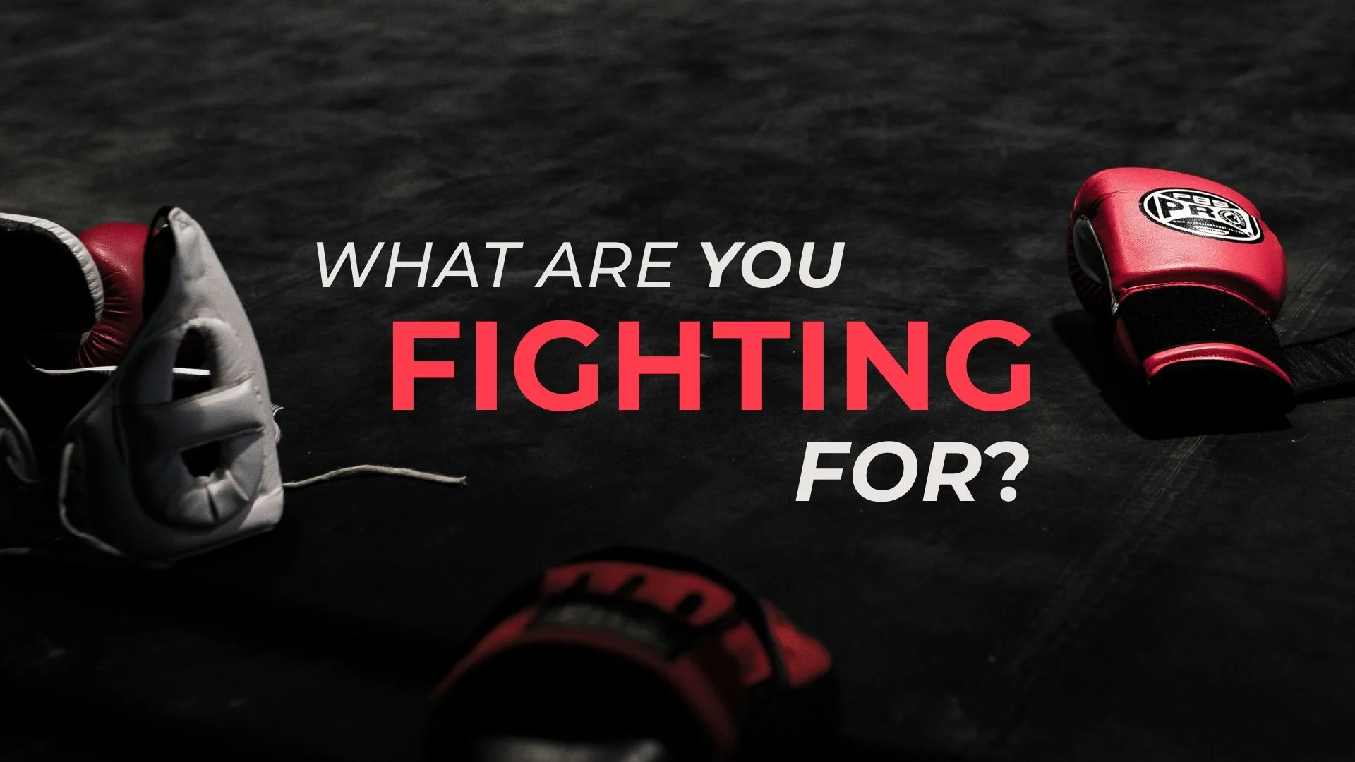 What Are You Fighting For?