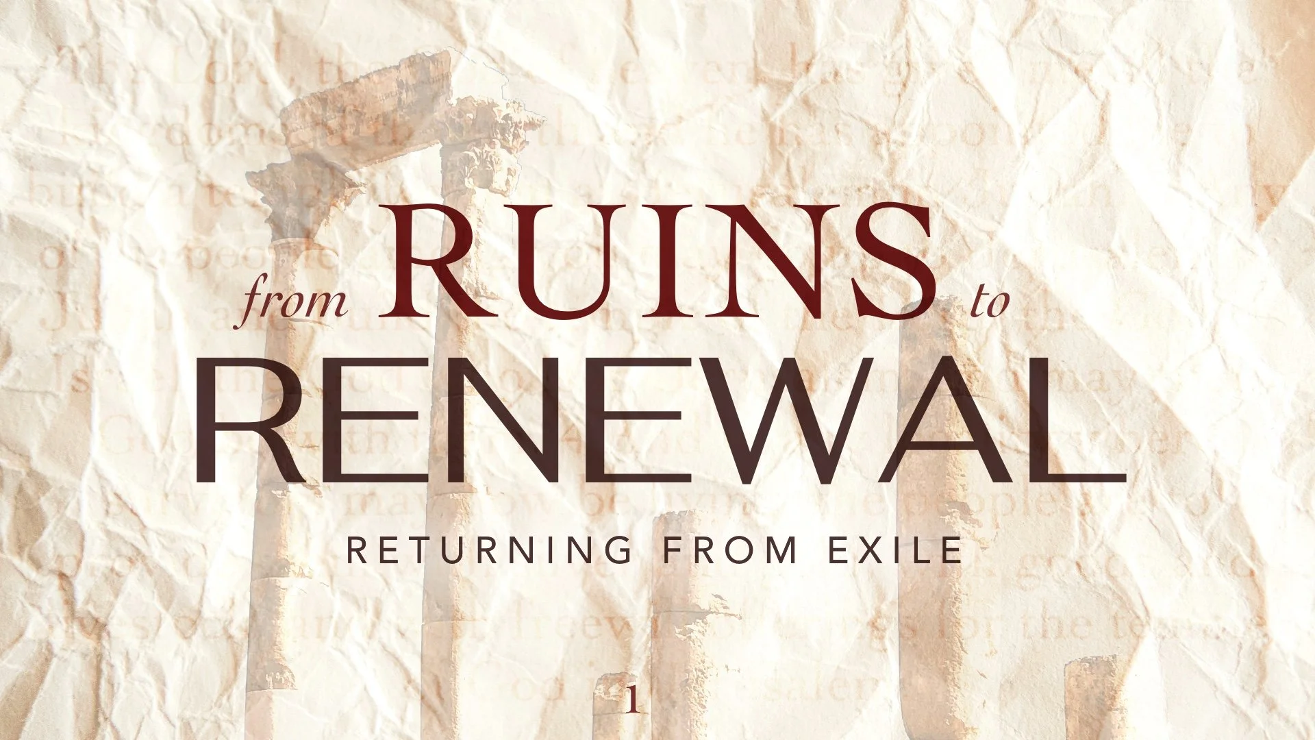 From Ruins to Renewal | Returning from Exile - Davide Colletta