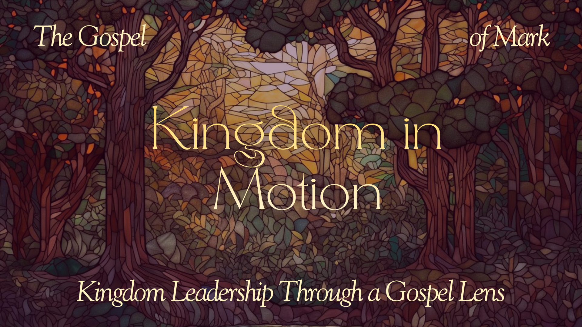 Kingdom In Motion | Kingdom Leadership Through a Gospel Lens - David Sanford