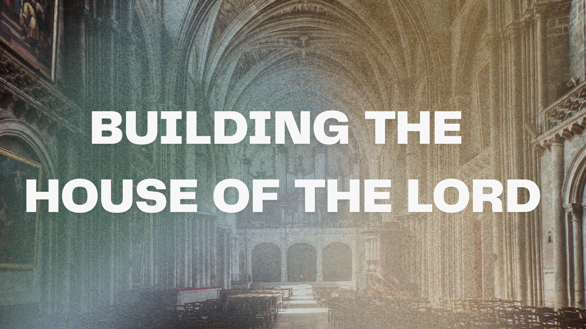 Building The House of The Lord - Peter Butt