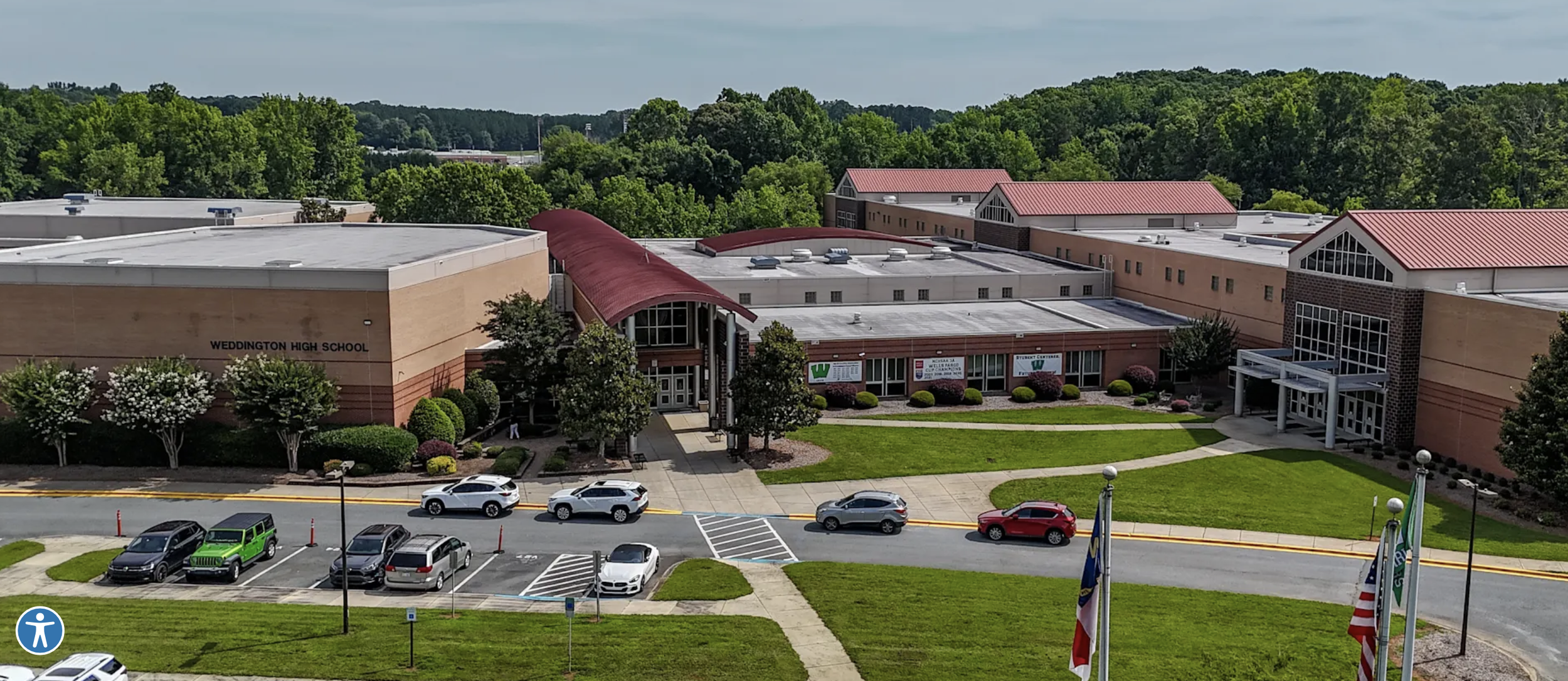 First Full Service at Weddington High School