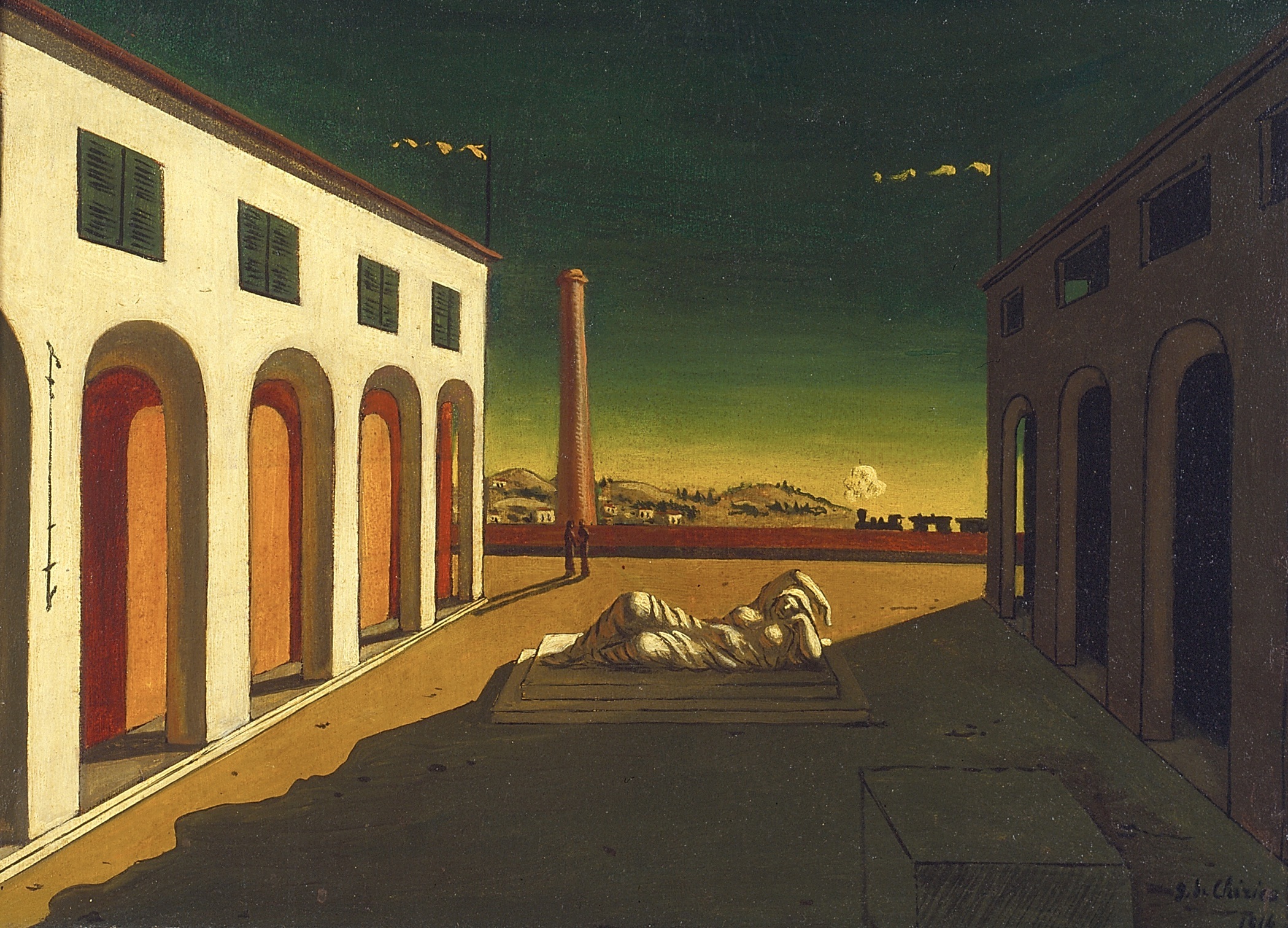 de Chirico. I want to get this weird.