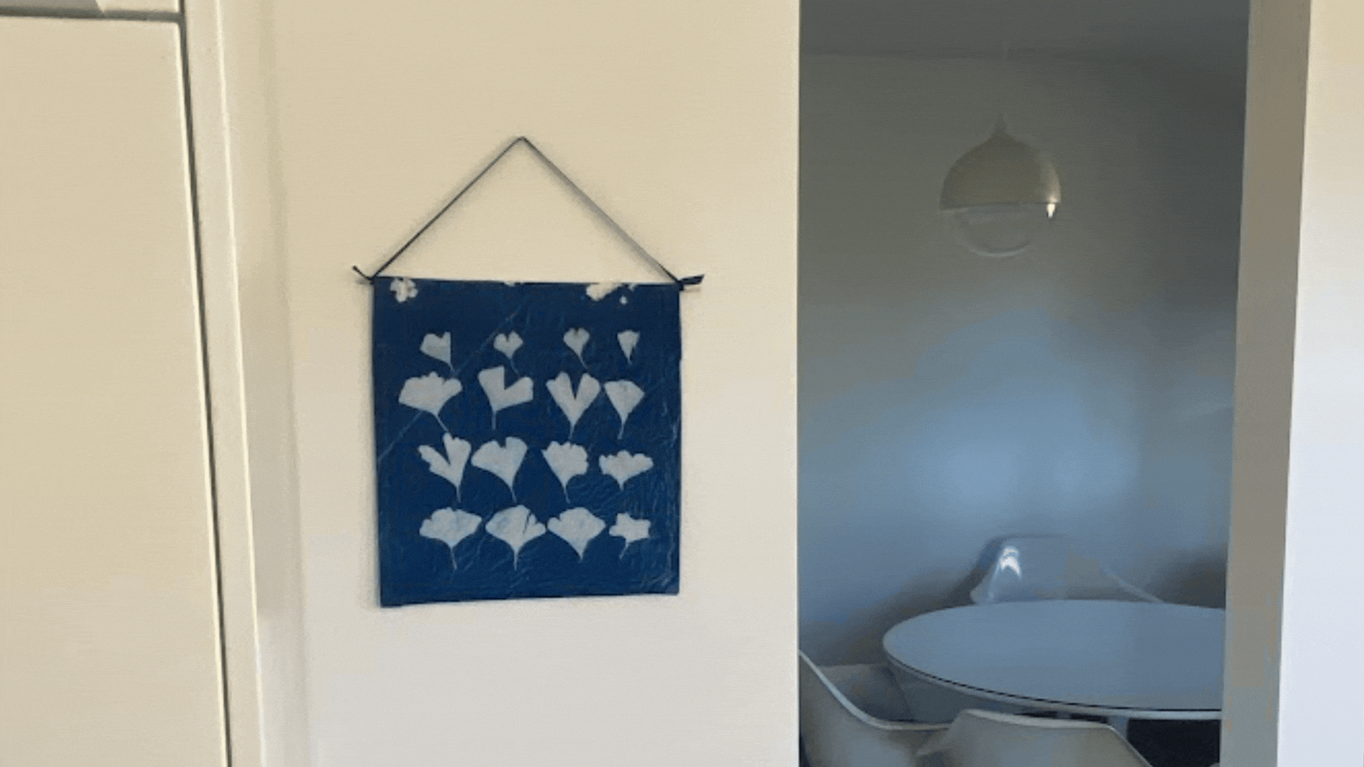 Botanical Cyanotypes on Fabric 