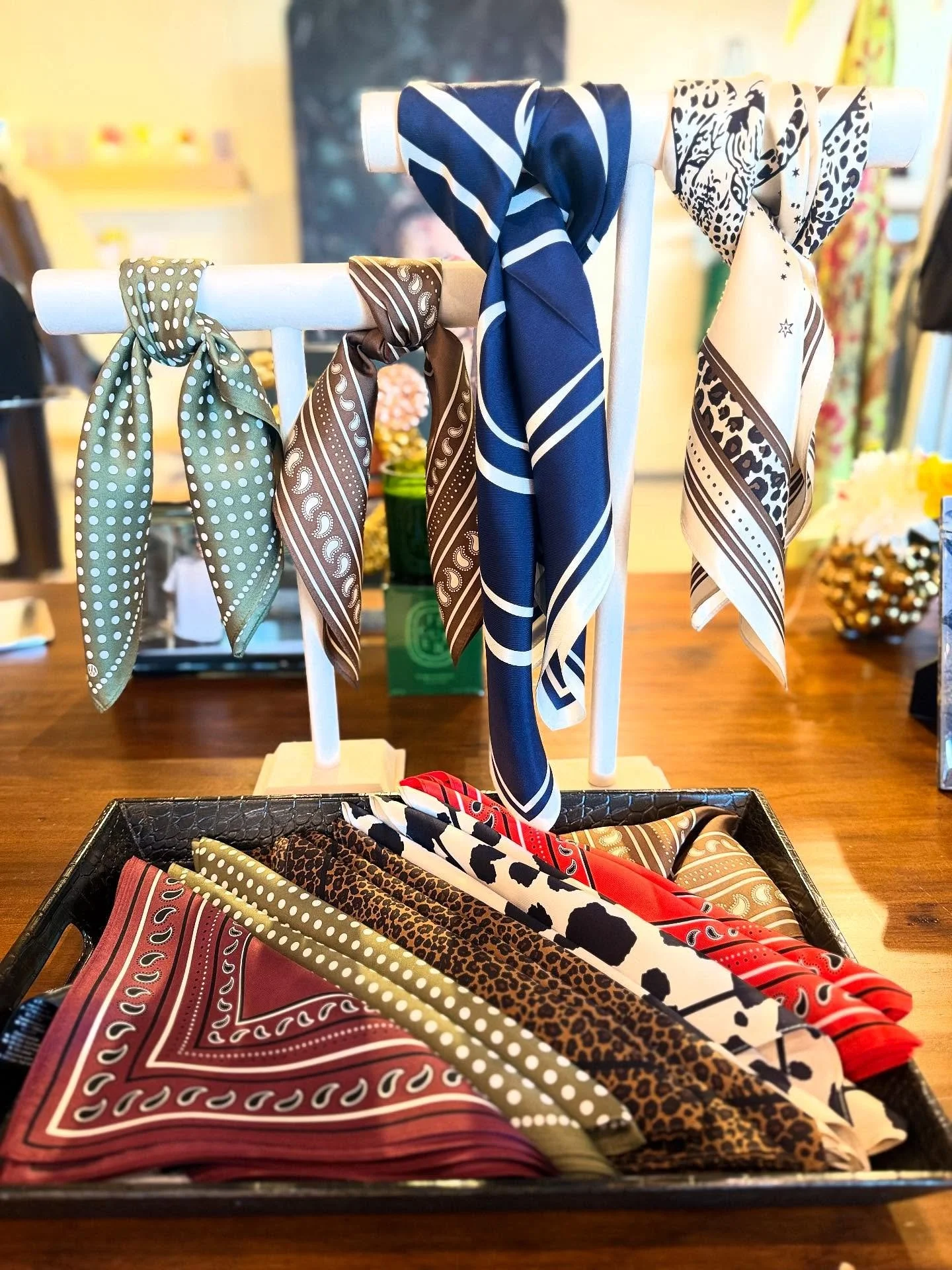 The scarf game is STRONG and we are here for it! Check out our latest collection @le.scarf and our inspo! 🧣 #shopballiets
