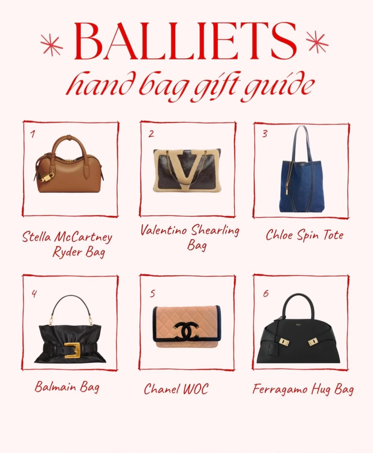 Handbag lovers this ones for you! #shopballiets 🎁