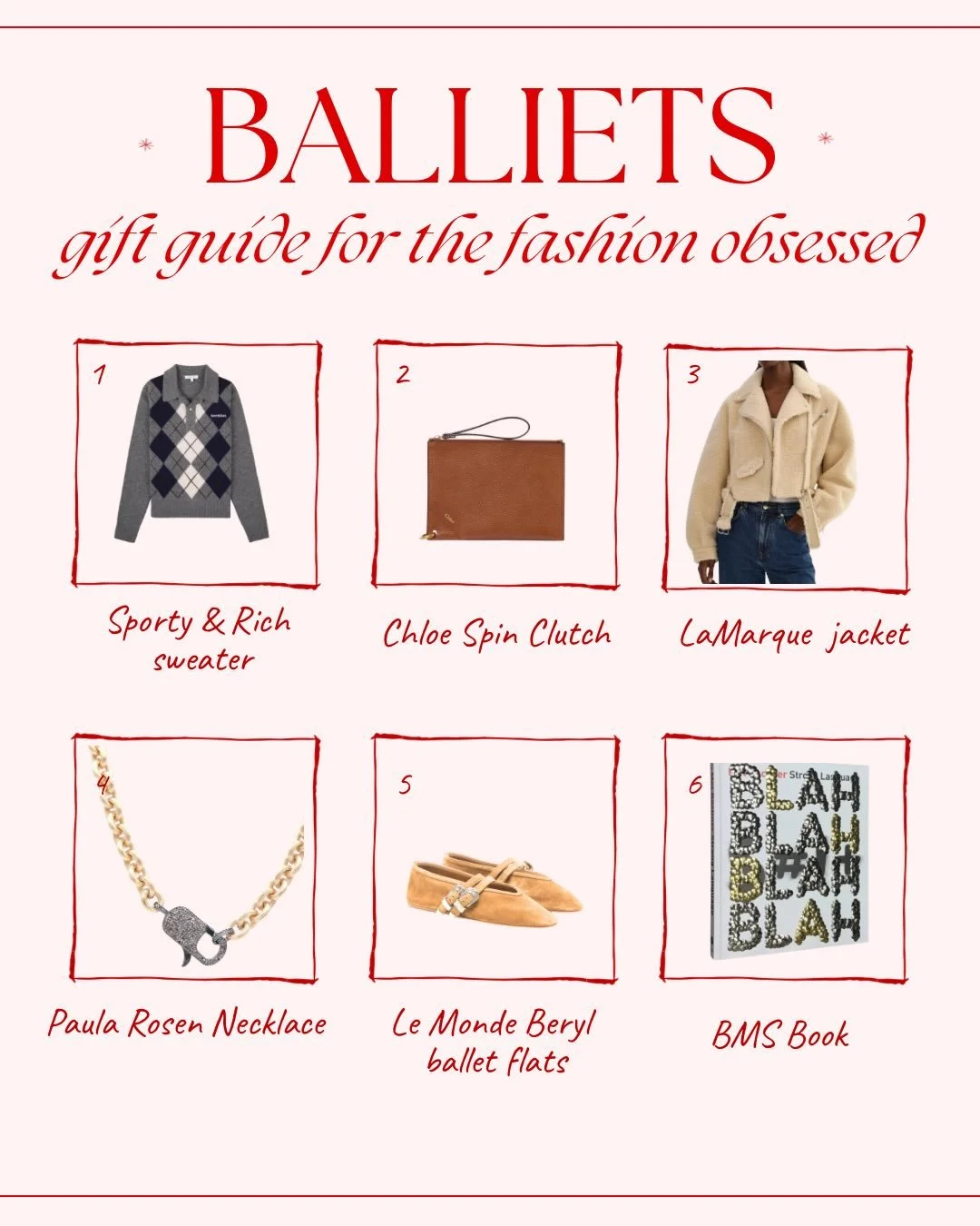 For all our fashion girlies! Here&rsquo;s some very cool off the grid gifts! 🎁 #shopballiets