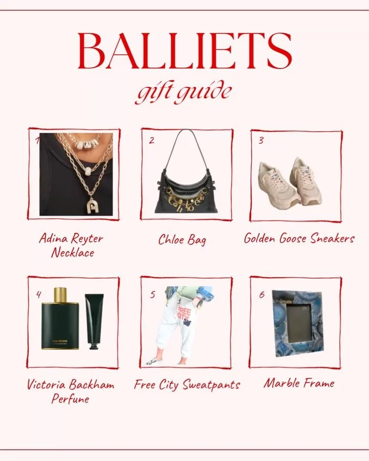 The countdown is on! Another gift guide to help you with ideas! 🎁 #shopballiets