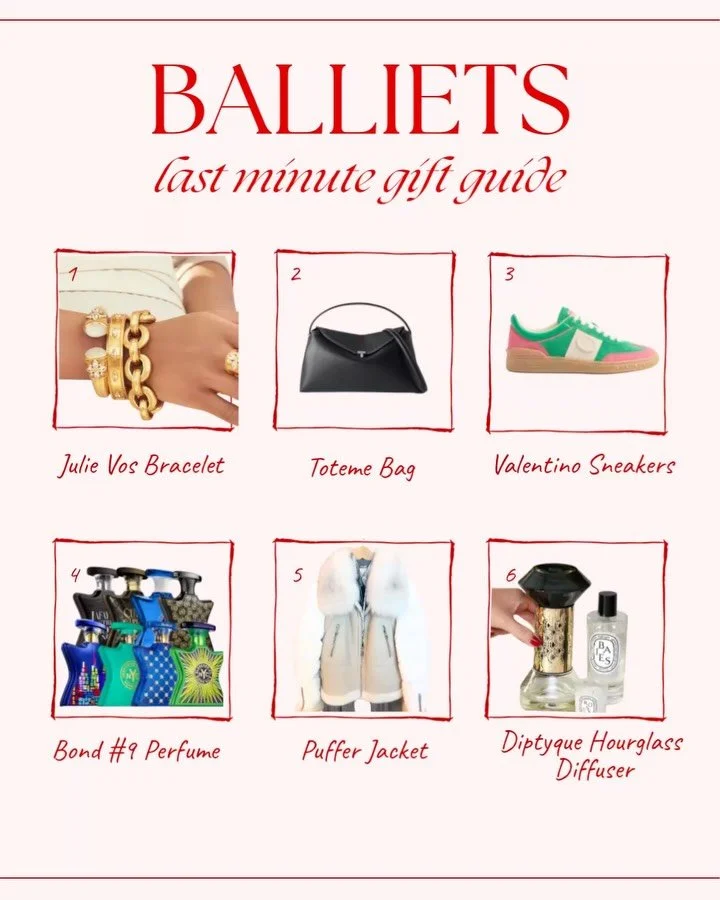 Last minute ideas! We are here today till 5:30 and Christmas Eve till 3! #shopballiets