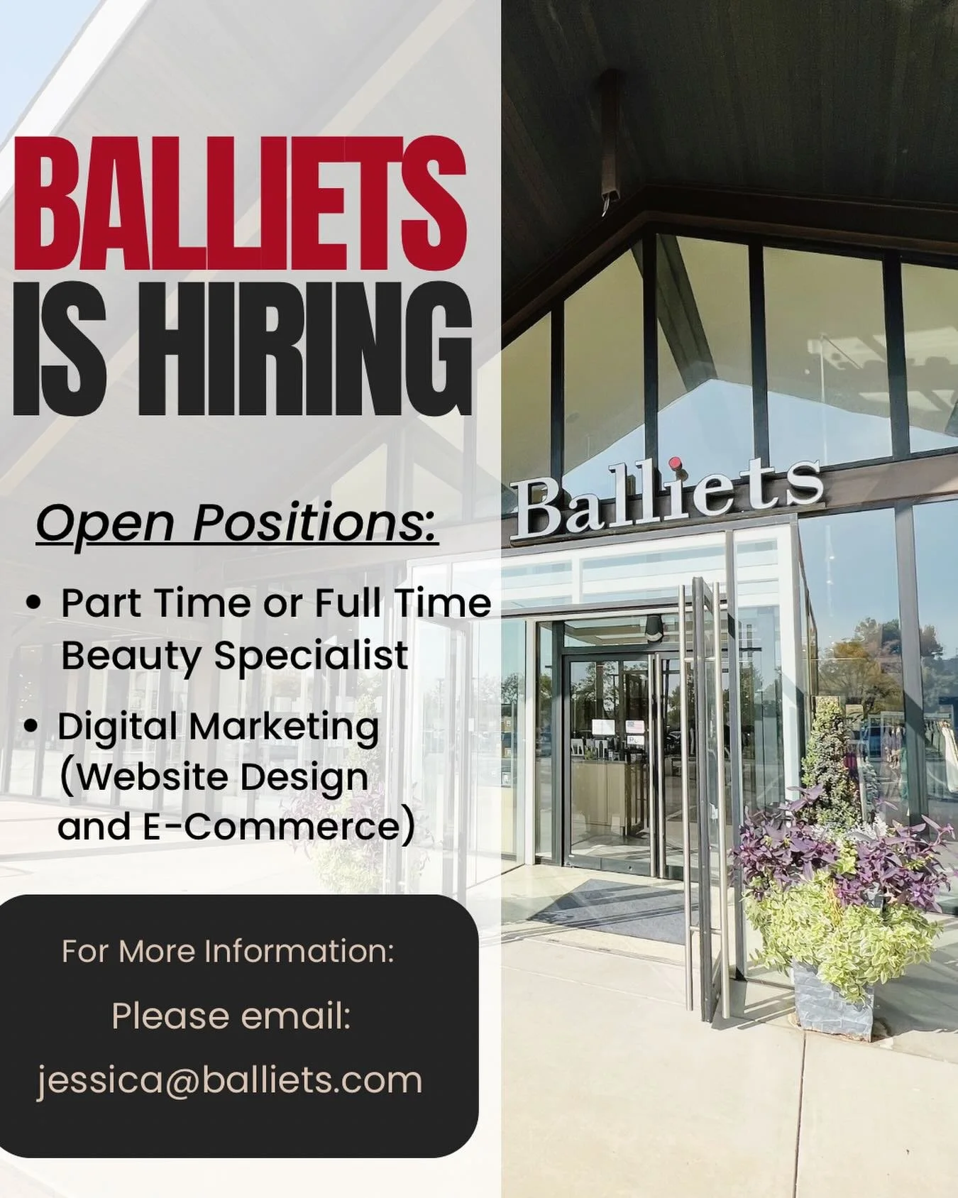 Spread the word! We are hiring! ❤️