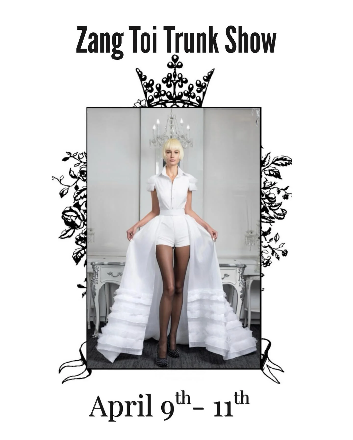 Join us this week for our @zangtoi trunk show! 🖤 #shopballiets #designertrunkshow